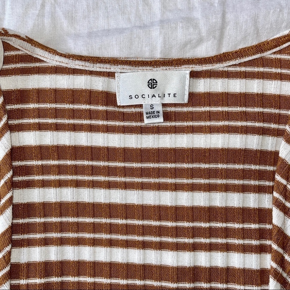 Socialite Ribbed Wrap Top - Picture 5 of 11
